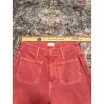 Mother Denim The Patch Pocket Roller Fray Wide Photo 6