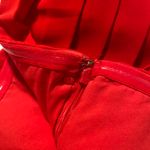 Rachel Roy RED Strapless Pleated DRESS NWOT Cocktail Prom Party Size 4 Photo 4