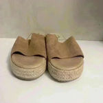 Coolway  Tiri Espadrille Platform Suede Slip on Sandals Size 10 Photo 3