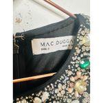 Mac Duggal  93925 Black Mutlicolored Beaded Sequin Long Sleeves Formal Dress sz 2 Photo 8