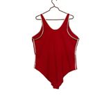 Wild Fable 3x Woman’s Body Suit Red With White Striped Sleeveless Plus XXXL NWT Photo 1