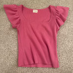 Dry goods sweater short sleeve top Pink Photo 0