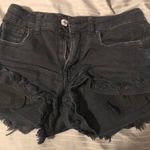 American Eagle Outfitters Black Denim Shorts Size 0 Photo 0