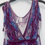 Full Tilt printed summer dress paisley in purple size S casual Photo 1