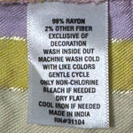 Crown & Ivy Pastel Metallic Striped 3/4 Bell Crochet Sleeve Pom Pom Mini Dress M Photo 5