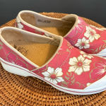 Dansko  Red Floral Women's Mules Photo 0