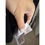 Cupshe Black Ribbed Knit Wrap Top V Neck Long Sleeve Sweater Photo 3