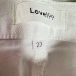 Anthropologie Level 99 Hudson Crop Wide Leg Jeans White 27 Raw Hem Flare Chic Photo 10