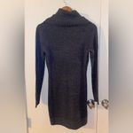 H&M Basic Cowl Neck Sweater Dress in charcoal - size XS Photo 2