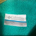 Columbia Fleece Jacket Womens S Teal Blue Full Zip High Neck Outdoor Cozy Winter Photo 4