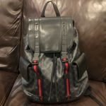 Gucci GG SUPREME Monogram Backpack Gently Padded Interior AUTHENTIC Photo 1