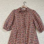 ZARA NWOT  Micro Floral Print Balloon Sleeve dress size small Photo 1