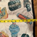 Adrienne Vittadini  women perfume bottle novelty print scarf purse‎ silk vintage Photo 4