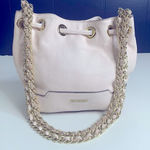 Rebecca Minkoff Rebecca Minkoff Leather Bucket Bag With Gold Chain Strap and Tassels Photo 0