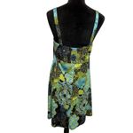 R & M Richards Vintage Y2K Dress Floral Drape Front Size 14 Party Fit Flare Photo 1