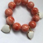 Lele Sadoughi NWOT  heart charm bracelet Photo 2