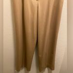 Lafayette 148 New York Wool & Cashmere Blend Dress Pants Size 6 Tan Photo 3