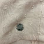 Roxy Cool Your Heart Romper 10 Blush Pink Swiss Dot Ruffle Tie Waist Shorts Photo 10