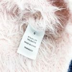 Kendall + Kylie PINK FUZZY CROP SWEATER SIZE SMALL Photo 5