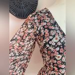 Bardot  Floral Flouncy Long Sleeve Mini Dress, Size XS Photo 2
