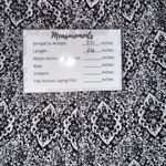 Anne Carson Sleeveless Blouse Top Black White Patterned Size L Photo 5