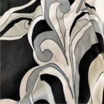 Emilio Pucci  Black and White Print Dress Size 38 Photo 6