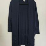 Chico's Pleated Faux-Pearl Longline Cardigan Photo 0
