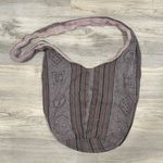 Flying High Boho Shoulder Tote Bag Purple Aztec Sun Moon 100% Cotton Photo 4