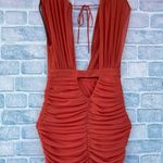 Michael Costello x REVOLVE Coen Mini Dress in Orange size small Photo 6