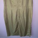 Jessica London Size 20 Midi Shift Dress Linen Blend Tan Photo 6