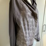 prAna large gray hooded open front cardigan sweatshirt Photo 1