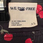 Free People  We The Free In My Feelings Printed Cropped Slim Flare Pants Size XS Photo 6