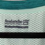 Avalanche  Colorblock Two Tone Green Athletic Shirt Photo 2