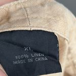 EXPRESS  Women’s Linen Wide Leg Pants Size XL Tan Photo 7