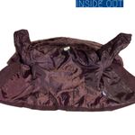 Cato  BURGUNDY PURPLE WOOL BLEND BLAZER W/FAUX FUR COLLAR (S) Photo 9