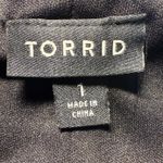 Torrid  Black Floral Maxi Dress V Neck Sleeveless Summer Casual Flowy Photo 2