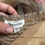 &merci &merci Patchwork Chiffon Puff Sleeve Babydoll Dress Photo 4