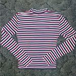Forever 21 Red and Black Striped Top Photo 1