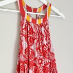 Free People NWT Linen Blend Mimi Tunic Top Lavender Combo Red Yellow White Small Photo 6