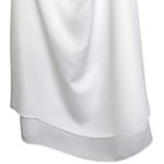 Tyche  Flowy Blouse One Shoulder Pullover Top Sleeveless Tunic Shirt White L NWOT Photo 4