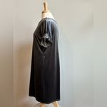 Gibson Latimer  Crushed Velvet Silver Dress Size Medium Photo 2