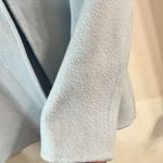 Dress Barn VTG  Light BLUE OPEN FRONT 100% Wool Blazer JACKET Sz 10 Star Patches Photo 6