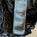 Twenty One  Black Lace Short Puff Sleeve Small Photo 8