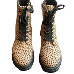 Olivia Miller Normie Leopard Print Combat Boots Photo 8