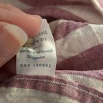 Marine layer  Size XS Hemp Blend Relaxed Fit Striped Button Up Front Shirt Top Photo 3