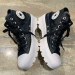 Converse All Star Lugged Leather High Top Black Sneakers Women’s 9 Photo 0