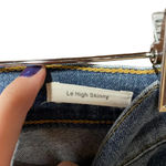 frame denim  Le High Skinny Jeans‎ in Mooreyard Wash Size 26 Photo 7