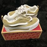 Vans knu stack nostalgia cornstalk mustard suede platform shoes sneakers 7 new Photo 7