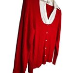 Carolyn Taylor  Layered Red Sweater Photo 2