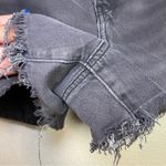 Aerie  Black Denim Shorts Elastic Back Waist Size Small Cut Off Shorts Photo 1